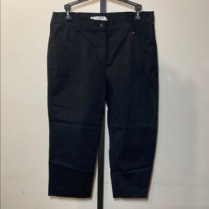 Black Chinos Classic Straight-Leg Design
